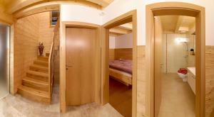 Letto o letti in una camera di Bio Chalet "Sonne"