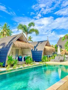 an image of a resort with a swimming pool at Gili Meno Escape - Adults Only in Gili Meno