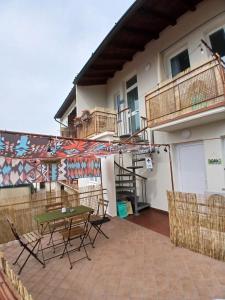 En balkon eller terrasse på La Casa IdeAle