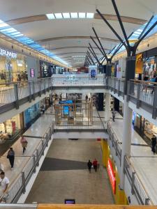 an overhead view of a shopping mall at Family Haven Bradburry in Campbelltown South
