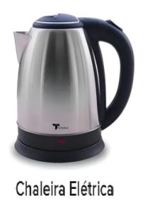 a black and white tea kettle with the words chiba elite at Estudio Aconchegante no Sul da Ilha in Florianópolis