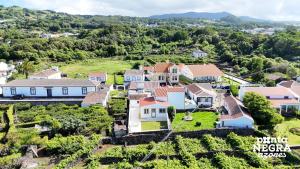 an aerial view of a house at The Biscuit House by PontaNegraAzores in Praia da Vitória