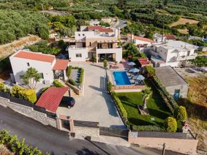an aerial view of a house at Villa Sandy Evi by Villa Select in Astérion