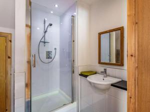 a bathroom with a shower and a sink at 3 Bed in Huntly oc-57368 in Insch +23 photos