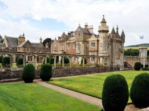 an old castle with bushes in front of it at 3 Bed in Galashiels oc-76698 in Galashiels