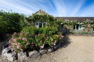 a house with a bush of flowers in front of it at 2 Bed in Upper Vobster oc-c39495 in Mells