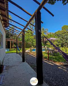 a pavilion with a playground in a park at Villa Dona Jaca - Cabana 2 in Socorro