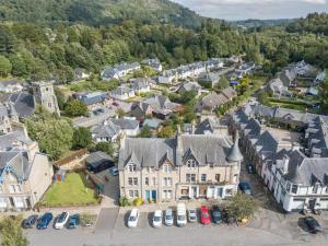 an aerial view of a small town with houses at 2 Bed in Birnam Dunkeld oc-ca266 in Birnam