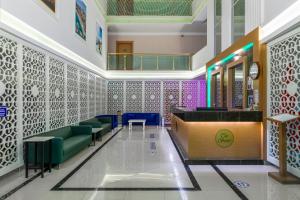a lobby of a mall with a waiting room at The Suites in Antalya