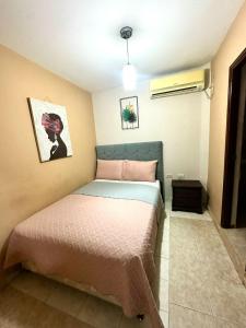 a bedroom with a bed in a room at Bahia Suite Alojamiento Centro historico in Santa Marta