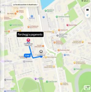a map of parramatta papenburg with a red dot at RESIDENZA 8 in Ravenna +10 photos