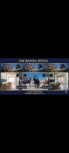 a poster for a hotel with a picture of a horse at Hotel om banna in BhÄdura