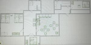 a drawing of a floor plan of a building at Privát Tatry Štrba Vysoké Tatry in Štrba