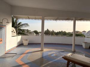 a view from the roof of a building at Luciana annexe in Mbour