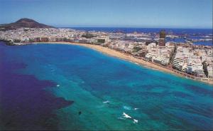 Apartamento Canteras Gran Canaria с высоты птичьего полета