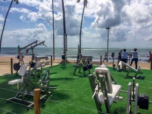 Fitness centrum a/nebo fitness zařízení v ubytování Pousada Boa Vida