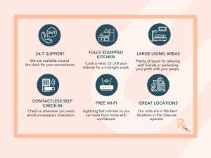 a set of icons and logos for a cyber security website at Roami at The Fitz in Saint Paul