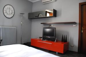 TV a/nebo společenská místnost v ubytování Residence Corona Grossa