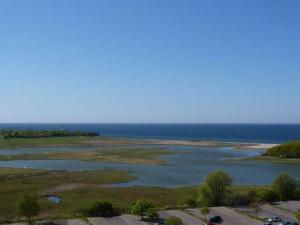 an aerial view of a large body of water at Ostsee-Ferienpark in Heiligenhafen +2 photos