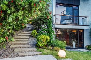 Vonkajšia záhrada v ubytovaní Villa Lanperna