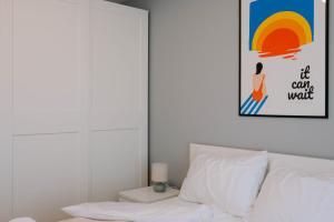 Apartment Marla tesisinde bir odada yatak veya yataklar