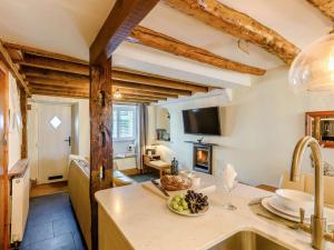 a kitchen with a sink and a counter top at 1 Bed in Grange-over-sands oc-89364 in Cartmel