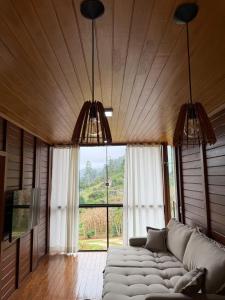 Ruang duduk di Pousada Buzato