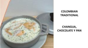 a bowl of soup sitting on a plate next to a picture at Ultimate Whole Floor Apartment in Bogotá