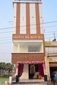 a hotel kirk royale building with a sign on it at Hotel RK Royale in Patna +20 photos