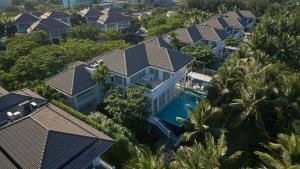 an aerial view of a villa with a swimming pool at Premier Villa Resort Danang in Danang