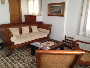Posezení v ubytování Hostal Aranda
