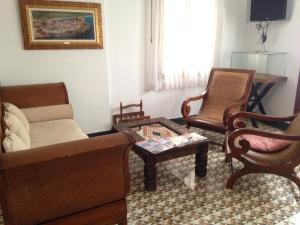 Posezení v ubytování Hostal Aranda