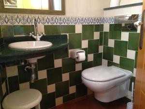 Koupelna v ubytování Hostal Aranda