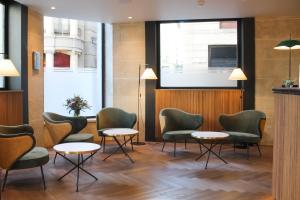 O zonă de relaxare la Hotel Suizo