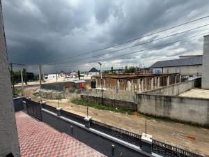 a view of a street from a building at House 9 Signature in Port Harcourt
