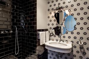 A bathroom at The B Place
