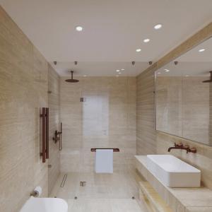a bathroom with a white sink and a tub at Hotel Delfinia in Mythimna +69 photos