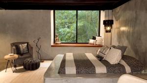 Ruang duduk di Casa Tattva