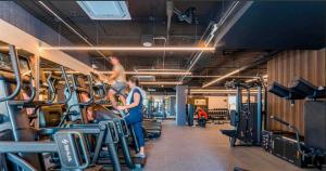 Posilňovňa alebo fitness centrum v ubytovaní Albaluz
