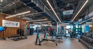 Posilňovňa alebo fitness centrum v ubytovaní Albaluz + 62 fotografií