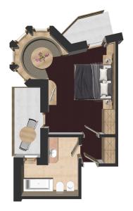 Půdorys ubytování Hotel Condor