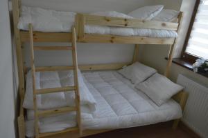 Posteľ alebo postele v izbe v ubytovaní Apartament Akuratny Zakopane
