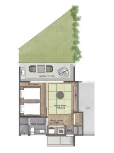 a floor plan of a house at Bagus in Nakijin