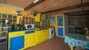 Kuchyň nebo kuchyňský kout v ubytování Bora Bora Bungalove
