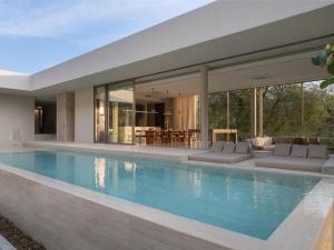 an image of a swimming pool in a house at Number Three Pool Villa Khaoyai in Ban Tha Maprang