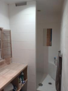 a bathroom with a sink and a tub and a toilet at Massilia in Marseille +12 photos
