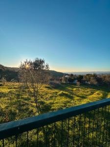 a view of a field from a fence at Alojamento Local Vale dos Vascos in Alvaro +4 photos