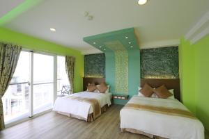 Voodi või voodid majutusasutuse Hang Hai B&B toas