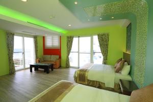 Voodi või voodid majutusasutuse Hang Hai B&B toas