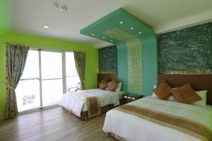 Voodi või voodid majutusasutuse Hang Hai B&B toas
